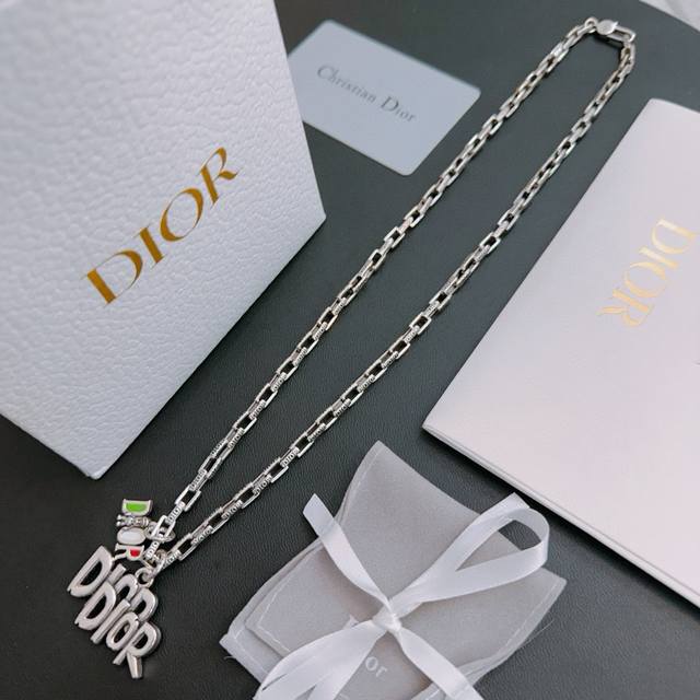 Dior New Arrival Dior Necklace Authentic Store-Quality New Design Retro Fashion