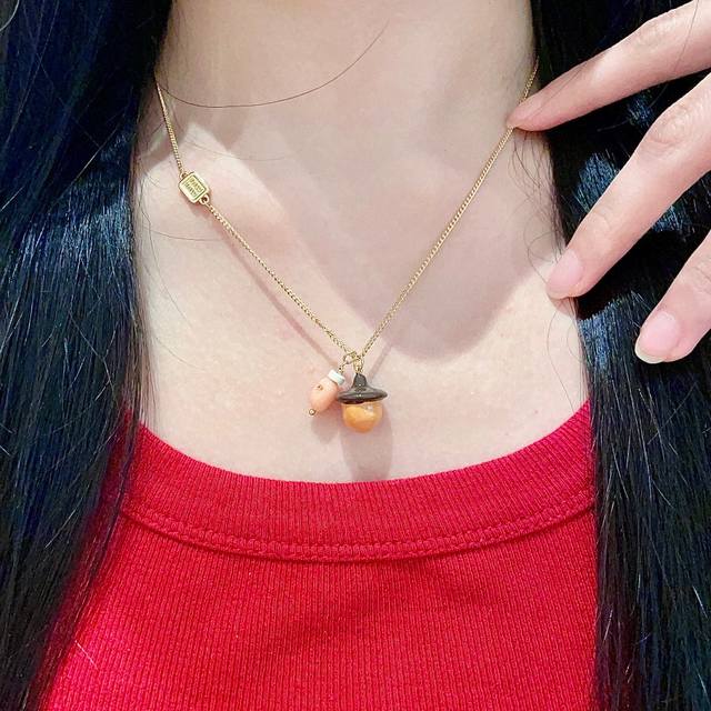 Necklace Zp Design Miu Miu Letter Necklace Elegant And Sophisticated Design With
