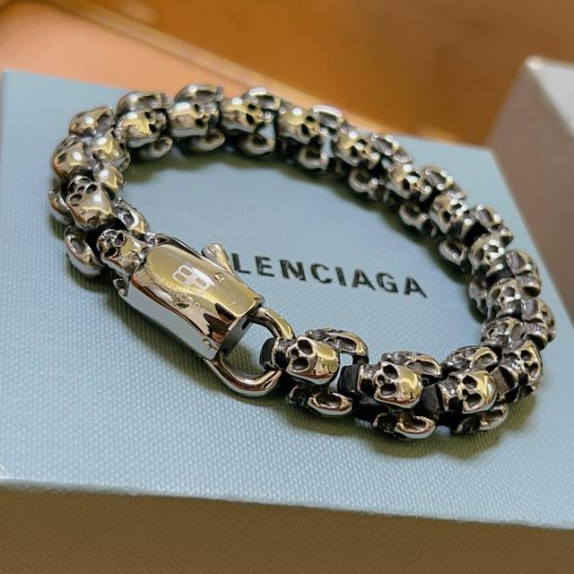Authentic New Arrivals, Balenciaga Bracelet, Identical To The Store Version, Men