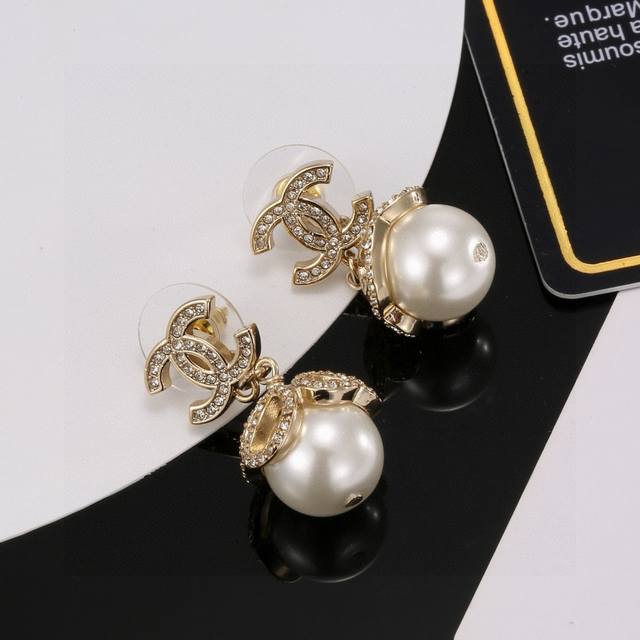 Chanel New Arrival Chanel Earrings Authentic Original Design! High-End Custom-Ma