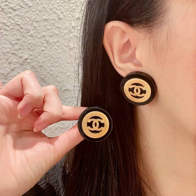 Chanel Double C Earrings In Three Colors