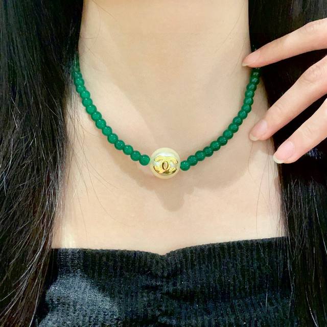 Chanel Pearl Double C Necklace