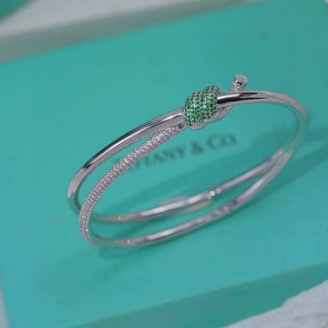 New Tiffany Rope Knot Bracelet, Gold-Plated Material With Original Logo, Stunnin