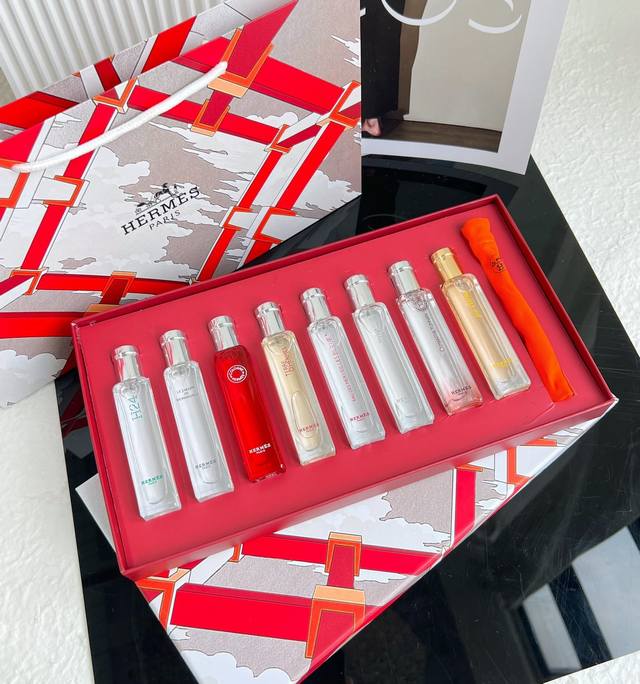 Counter Quality Hermes Perfume Sample 15Ml Eight-Piece Set 8 15Ml With Spray Hea