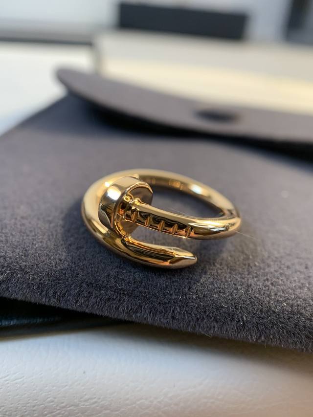 Cartier Nail Diamond-Free Rough Version Ring Size 56789