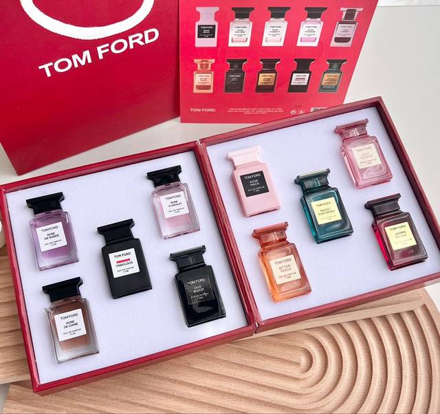 Counter Quality Tf Perfume Sample 7.5Ml 10-Piece Set 7.5Ml 10 With Gift Bag Flav