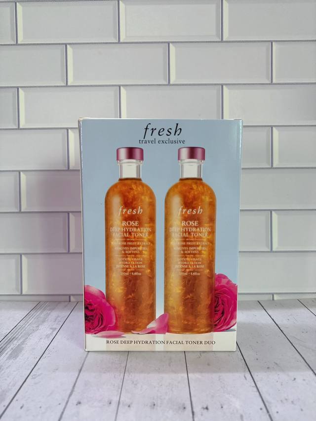 Single Tube 130 Sets Fresh Rose Toner Two-Piece Set Contains 250Ml*2