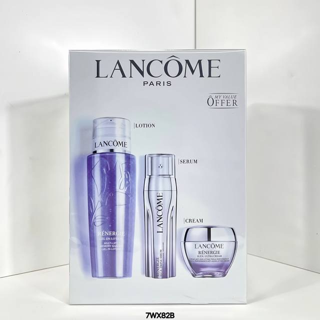 Pu Lancome Facial Three-Piece Set Contains Facial Essence Water 400Ml New Three-