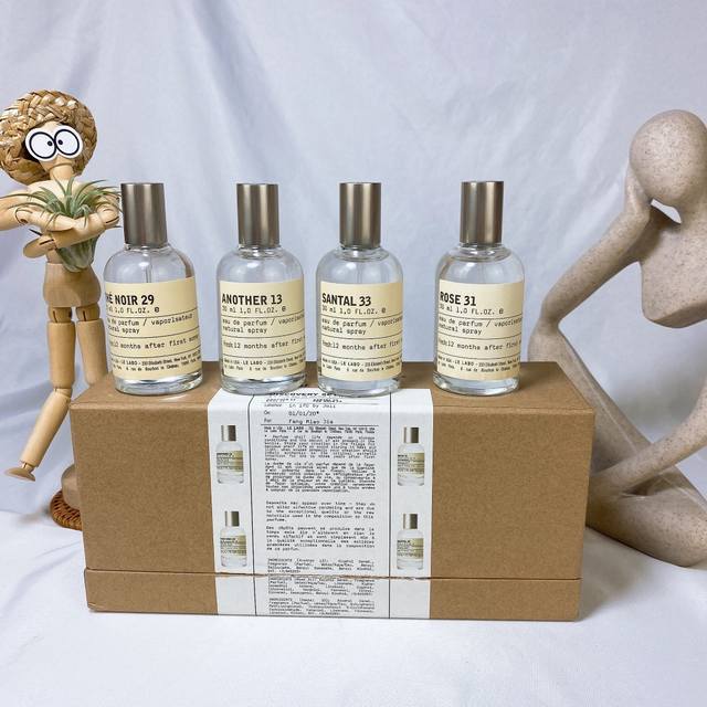 Counter Quality Laboratory Perfume Sample Set Of 4 Pieces * 30Ml With Sprayer Bo