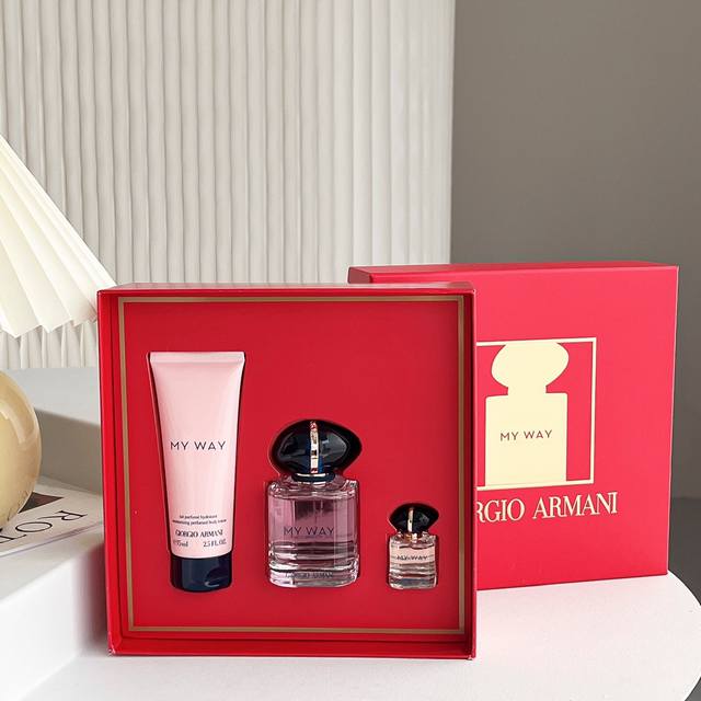 Counter Quality Armani Perfume Value Set Perfume 50Ml+7Ml Sample+Body Lotion 75M