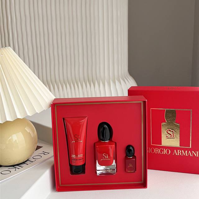 Counter Quality Armani Si Perfume Set Limited Edition Gift Box Gift Index Suitab