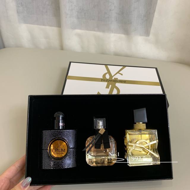Counter Quality Ysl Yves Saint Laurent Perfume Box Three-Piece Set 30Ml Liberty