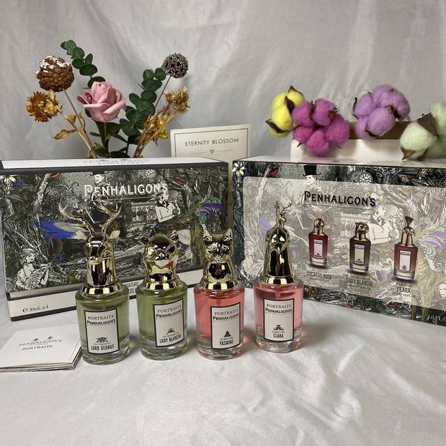 Counter Quality Penhaligon's Animal Head Perfume Sample 30Ml Four-Piece Set 30Ml