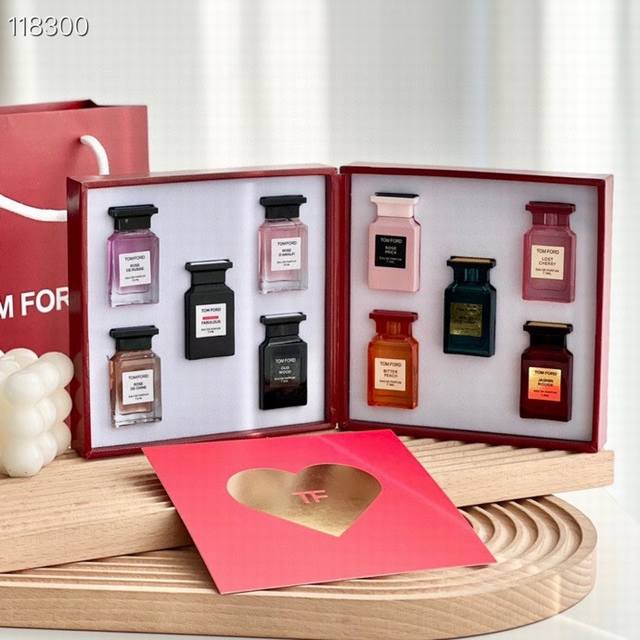 Counter Quality Tf Perfume Sample 7.5Ml 10-Piece Set 7.5Ml 10 With Gift Bag Flav