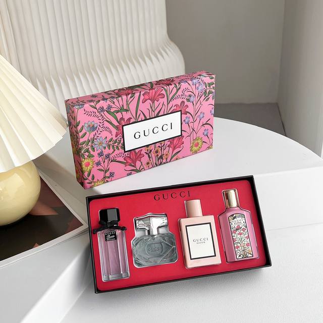 Counter Quality Gucci Dream Gift Box Four-Piece Perfume Gucci Flora Gorgeous Gar