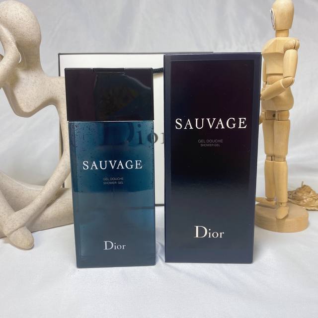 Counter Quality Dior Sauvage Wilderness Men's Perfume Shower Gel 200Ml Refreshin