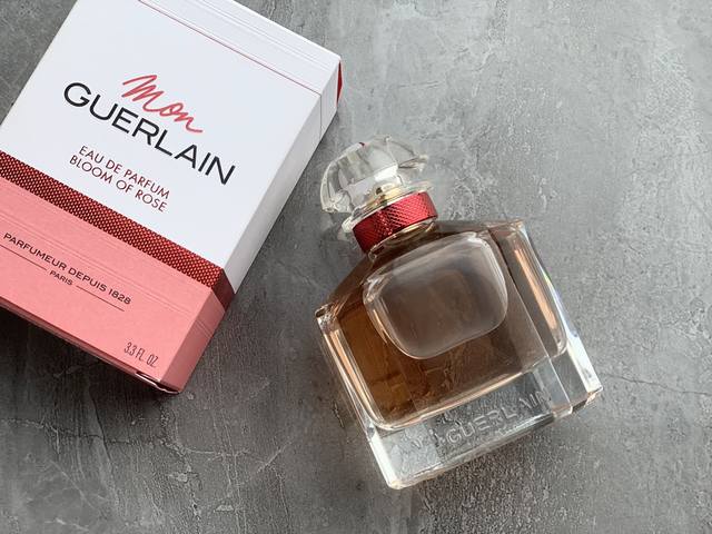 Counter Quality Guerlain Perfume Exquisite Transparent Polygonal Glass Bottle Wi