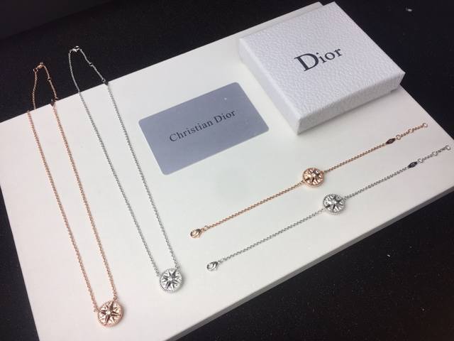 Necklace Bracelet Dior Full Diamond Compass Necklace Bracelet Victoire De Castel