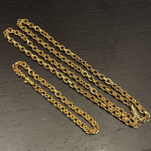 Necklace 80 Bracelet Chrome Heart Gold-Plated Perfect Replica Engraved Lettering
