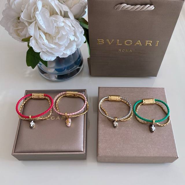 bv Snake Head Double-Layer Bracelet Bulgari Bracelets Purchased In Batch Z Ar