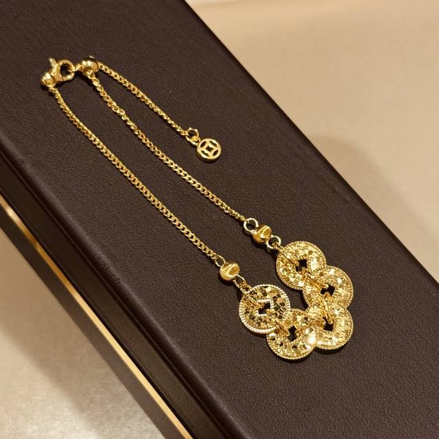 a5621 Ancient Gold Craftsmanship, Wealth And Fortune, New Chinese Style, Brok