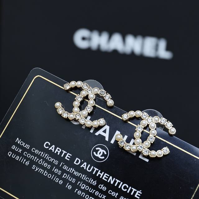 chanel Pearl And Diamond Double C Earrings Have Their Own Luster It's Another