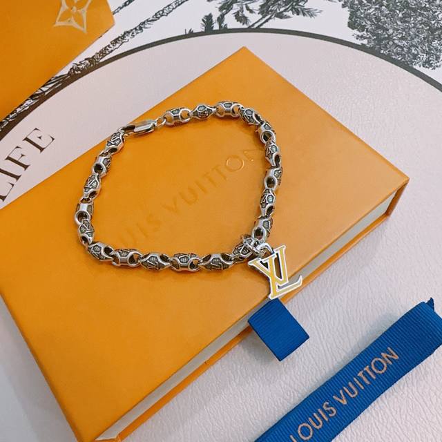 New High Quality Louis Vuitton Lv Bracelet Original Goods Counter New Mold Retro