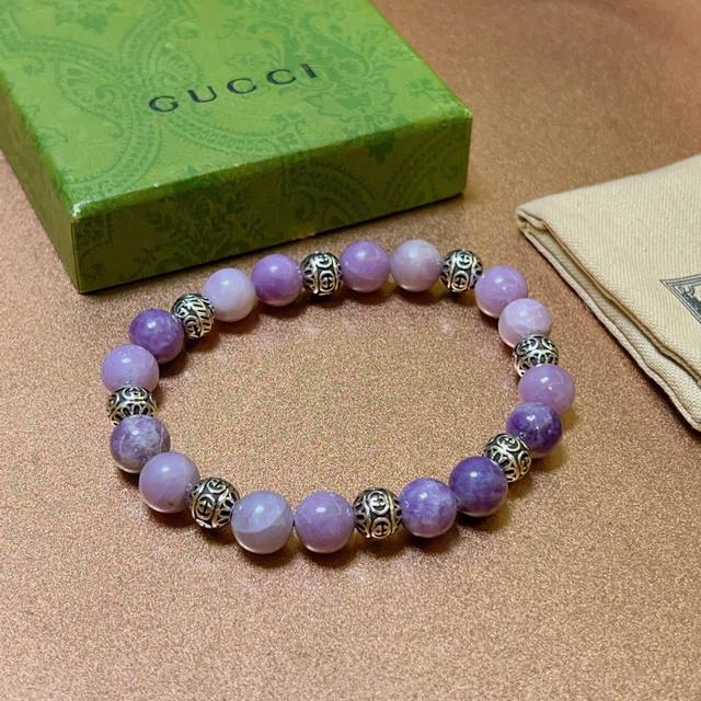 New Product Release Gucci Bracelet Luxury Gucci Bracelet Amethyst Bracelet Cryst