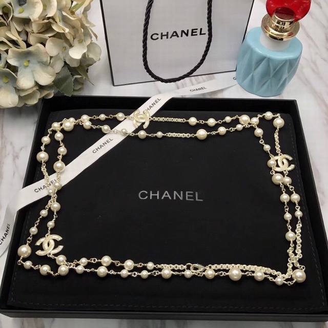 Chanel Double-Layer Long Chain Sweater Chain Chanel Pearl Enthusiasts Should Not
