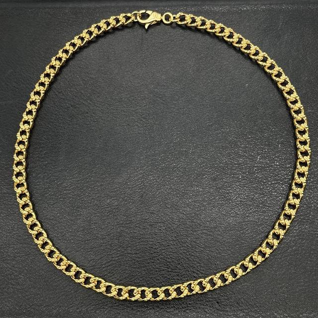 Chaoxuan Crosby Gold Full Flower Cross Necklace Hip-Hop Trend Classic Gold-Plate