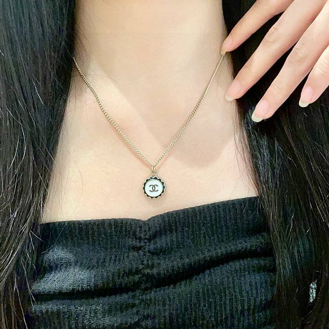 Chanel Round Double C Necklace