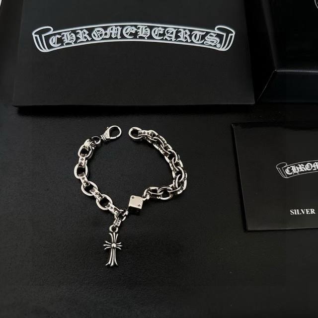 Original Chrome Hearts Cross Ball Multi-Element * Letter Bracelet Imported Craft