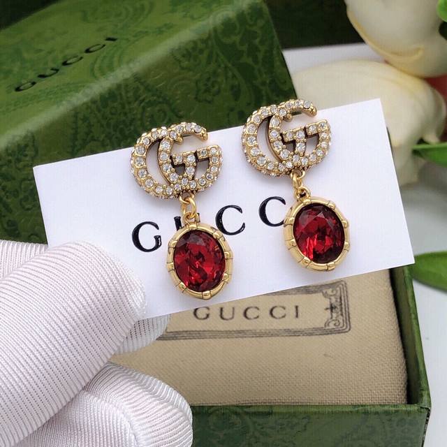 No.Ged0017 Gucci Gucci Red Gg Fashion Definitely Gucci Style Exaggerated Heavy D