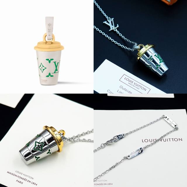 Donkey's Lvcu Pendant Is In The Shape Of A Miniature Coffee Cup, Exuding A Humor