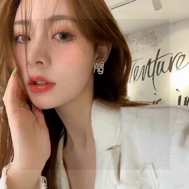 Alexander Wang New Full Diamond Earrings Sharing When I First Got Them, I Though