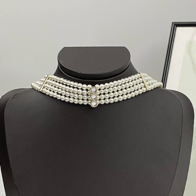 Code N669 Dior Necklace Hot Sale Model Hot New Arrival Dior Twist Mirror Multi-L