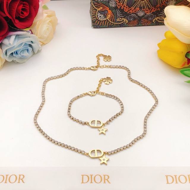 No. Dsl0175 Bracelet No. Dxl0257 Necklace Dio* Latest Diamond Star Necklace Brac