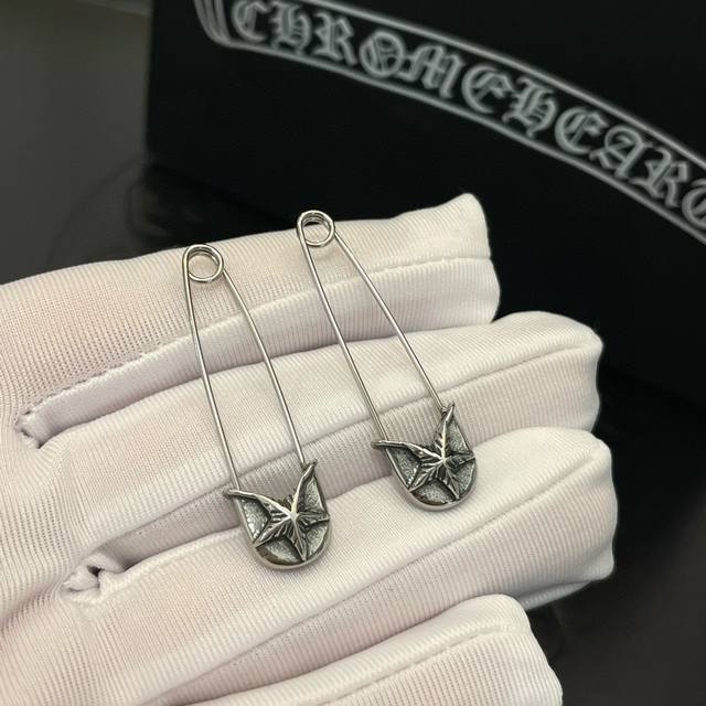 chrome Heart Chrome Heart Pin Earrings Handmade One To One Production Of Anci
