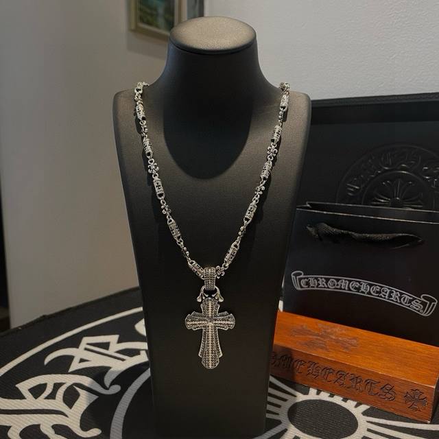 New Counter Quality Chrome Hearts Chrome Hearts Classic Retro Necklace Personali