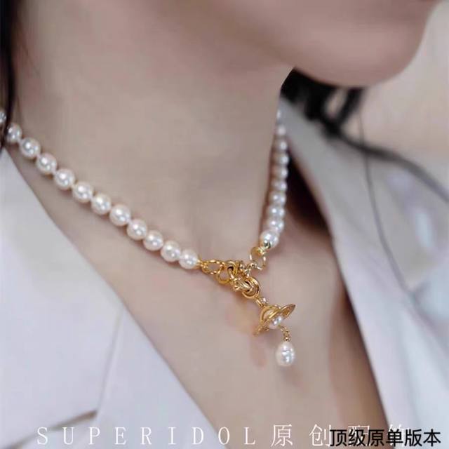 Baroque Saturn Pearl Necklace Is So Exquisite. I Like This Small And Exquisite S