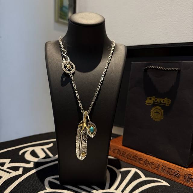 New Arrival Goro S Takahashi Goro Eagle Claw Feather Necklace Top Version Look F