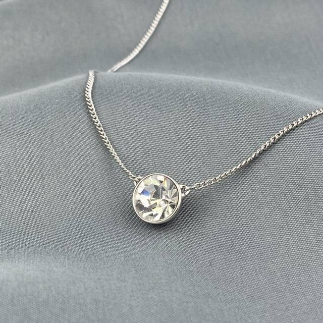 givenchy Givenchy Wishing Ball Platinum Necklace Fairy Benxian White Color Li