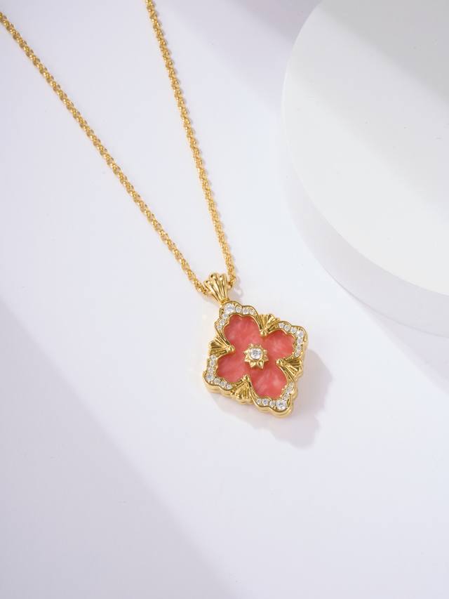 p Price The Most Popular Buccellati Rhodonite Necklace In Large Size Buccella