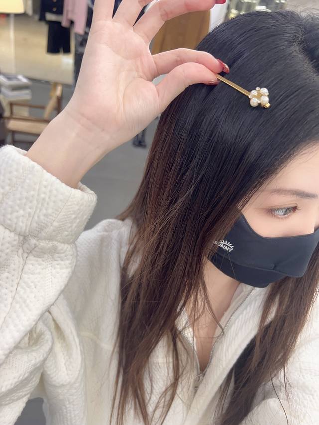 We Produce Zp4620 Large Quantity Consultation Fu Celne Square Pearl Hairpin Is F