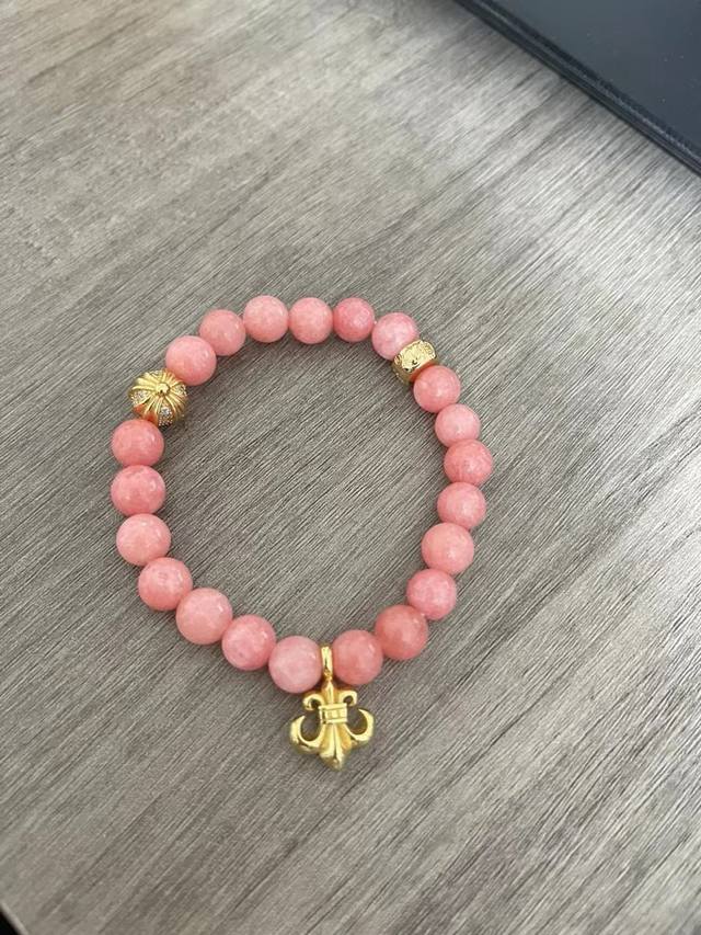 p Chrome Hearts Pink Shell Bracelet Scout Flower Bracelet Han Xiao Same Style