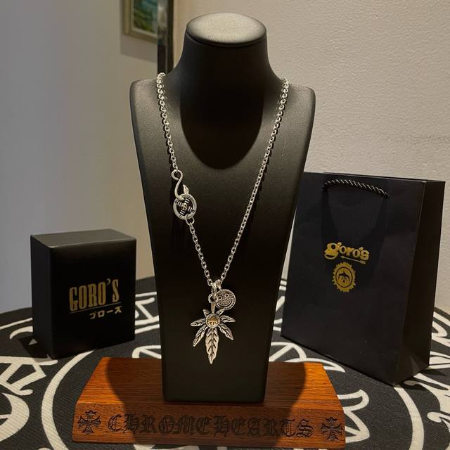 New Arrival Goro S Takahashi Goro Maple Leaf Smiley Pendant Takahashi Classic Ne
