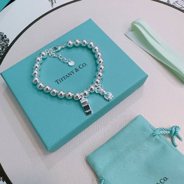 New Tiffany Bracelet Tiffny&Co. Counter Exquisite Silver Version Celebrity Style