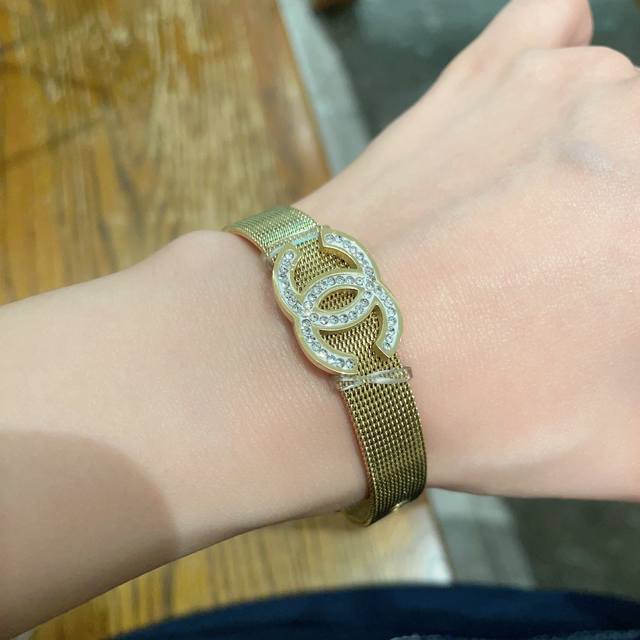New Chanel Watch Strap Bracelet Ultra Heavy Duty Bling Bling The Colors Are Very