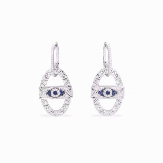 apm New Evil Eye Hoop Earrings For Women Apm Monaco Evil Eye Hoop Earrings Th
