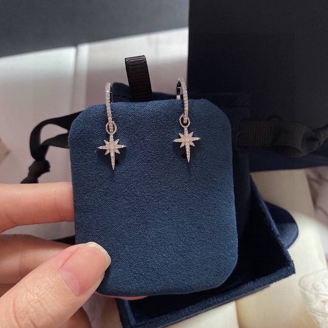 apm Six-Pointed Star Earrings Earrings For Women In Summer Apm Monaco Six-Poi